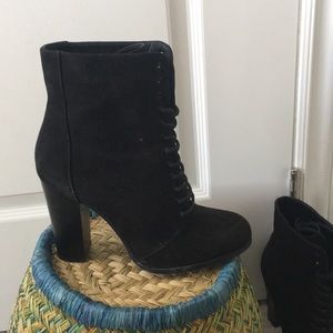 JustFab chunky heel boot